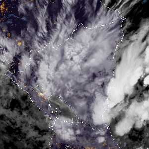 météo tropicale : Image satellite .