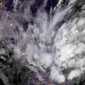 météo tropicale : Image satellite .