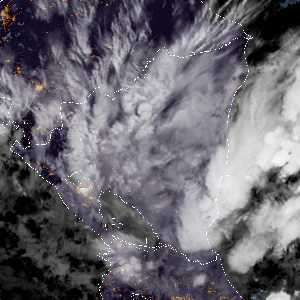 météo tropicale : Image satellite .