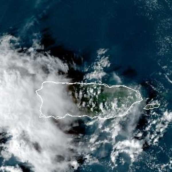 météo tropicale : Image satellite .