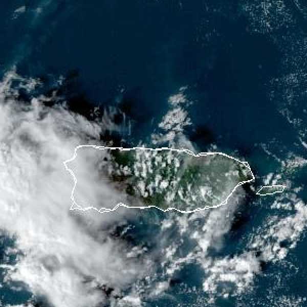 météo tropicale : Image satellite .