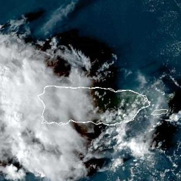 météo tropicale : Image satellite .