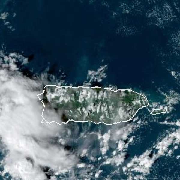 météo tropicale : Image satellite .