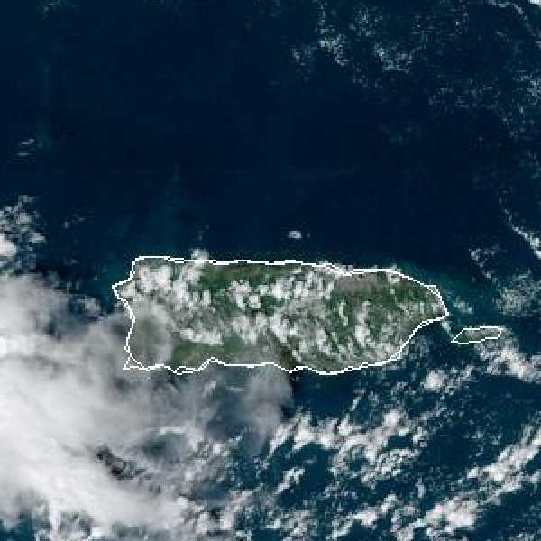 météo tropicale : Image satellite .