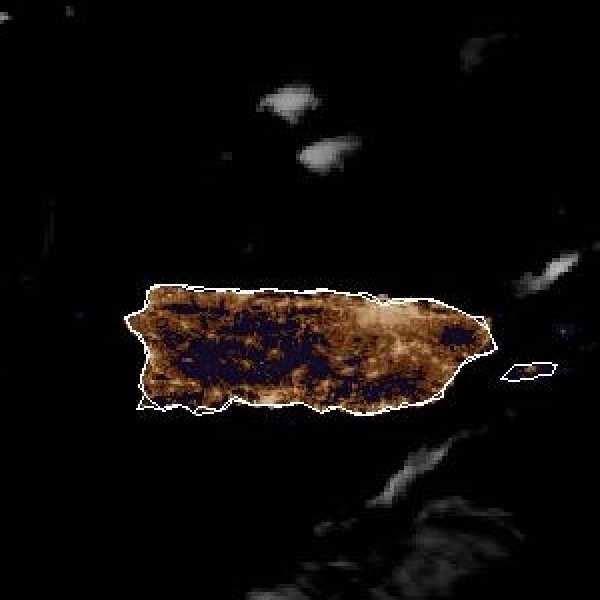 météo tropicale : Image satellite .