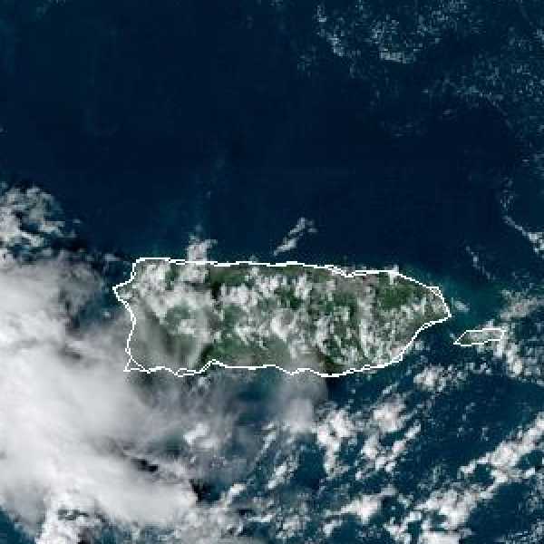 météo tropicale : Image satellite .