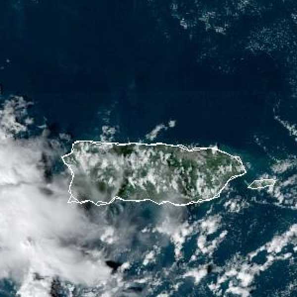 météo tropicale : Image satellite .