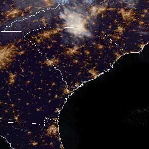 météo tropicale : Image satellite .