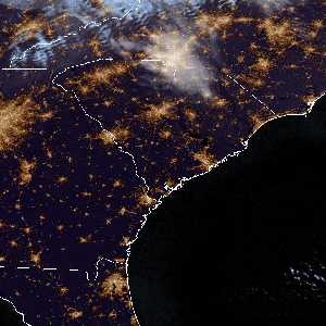 météo tropicale : Image satellite .