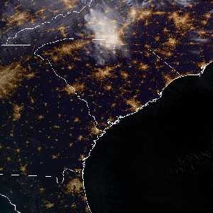 météo tropicale : Image satellite .