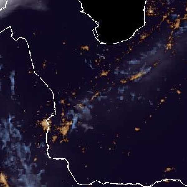 météo tropicale : Image satellite .