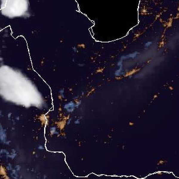 météo tropicale : Image satellite .