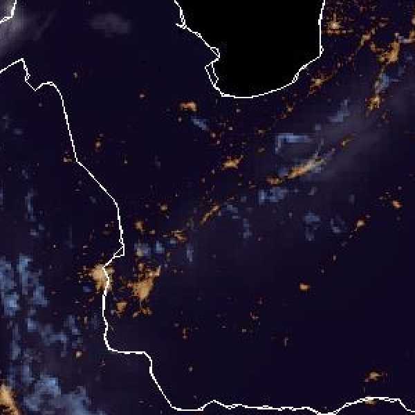 météo tropicale : Image satellite .