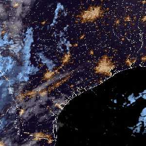 météo tropicale : Image satellite .